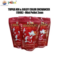 TOPKA KOI&GOLDY COLOR ENHANCER 100G - MINI PELLET 2MM