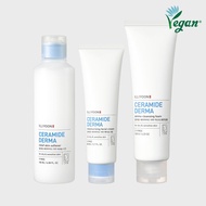 [Illiyoon] Ceramide Derma Line / Relief Skin Softener 180ml / Facial Cream 80ml / Amino Cleansing Foam 120g / K-Beauty [Shipping from Korea]
