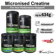 Optimum Nutrition Micronised Creatine Monohydrate Creatine Creatine Supplement 634g or 317g