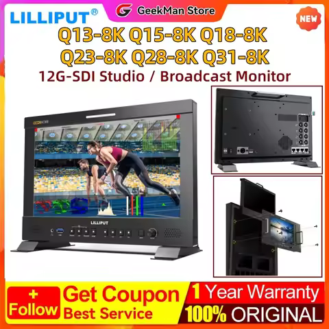 LILLIPUT Q13-8K Q15-8K Q18-8K Q23-8K Q28-8K Q31-8K12G-SDI PRODUCTION MONITORS 3840x2160 3D-LUT Remot
