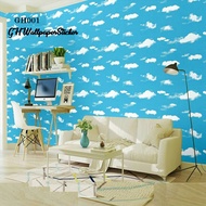 GH001 Wallpaper ONLY CLOUD 10 m X 45 cm Wall Sticker Wallpaper