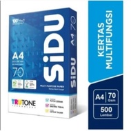A4 70 gram sinar dunia sidu hvs paper