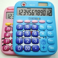 Silent hello kitty Pink Office Calculator Small Student Doraemon Cushion Computer Silent hello kitty
