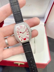 เพชรเต็มนาฬิกาผู้หญิงอังกฤษแฟชั่น FM Frank Muller หัวใจผู้หญิงโรแมนติกและสง่างามซีรีส์ HEART