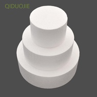 QIDUOJIE 4/6/8 Inch Cake Dummy Modelling Wedding Styrofoam Foam Flower Kitchen Decor Round Mould Polystyrene Sugarcraft