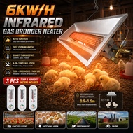 Gas Brooder Heater Auto Ignition Infrared Heating for Chicks Puppies Kittens and Small Animals