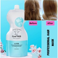 Hair Treatment Dry Split Hair Exgyan Goat Milk Professional Hair Mask Strengthening Healthy 500g