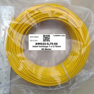 Awg18 awg 18 copper stranded cable 0.75 yellow roll package 50 m