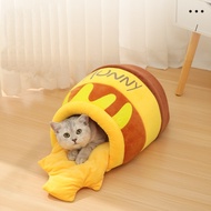 Thai.th Soft Mattress Cushion Cute Honey Pot Shape Detachable For Pet Dog Cat Hunny