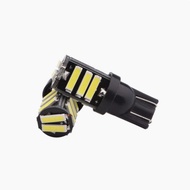 Lampu LED kereta baharu T10 7020 10SMD lampu posisi lampu isyarat belok motosikal W5W decoder