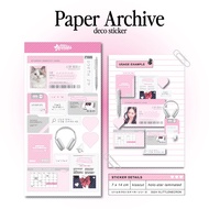 [littlenecron] Paper ARCHIVE deco sticker