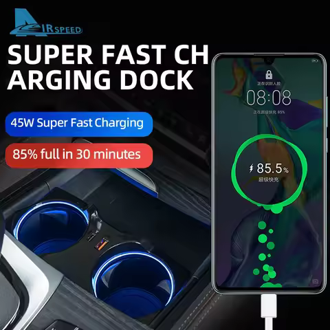45W Super Fast Charger USB Shunt Hub For BMW 3 4 5 6 Series GT G30 G20 X3 X4 G01 G02 Type C Splitter
