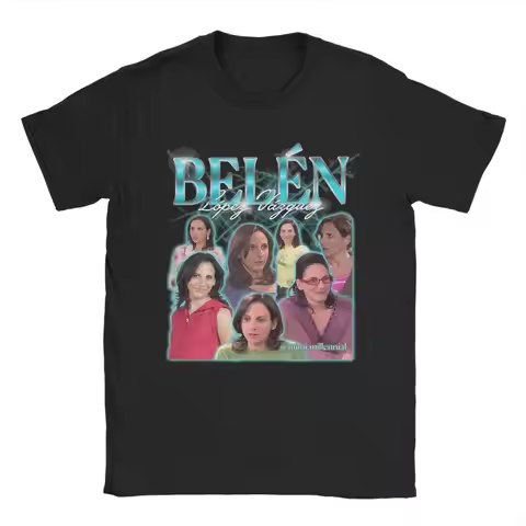 Men Belen Lopez Vazquez 90s T Shirts Cotton Clothing Funny Short Sleeve O Neck Tees Plus Size T-Shir