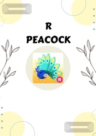 Adopt me Pet / Ride Peacock (R)