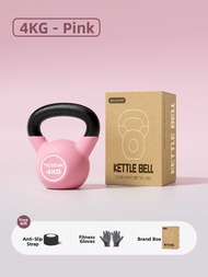 TEZEWA | Solid Cast Iron Kettlebell 6kg