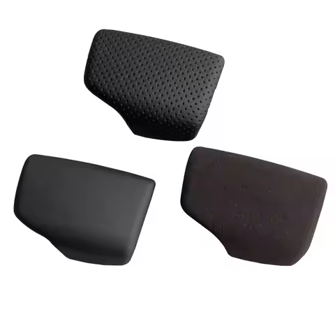 For Audi A4 B9 A5 Q7 Q5L 4M1 713 139F 2016-2019 Black perforated leather selector lever handle Gear 