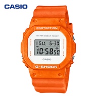Casio DW-5600WS นาฬิกาข้อมือผู้ชายกันน้ำและกันกระแทกอิเล็กทรอนิกส์เรืองแสงนาฬิกาจับเวลาฟังก์ชั่นนาฬิกา Watches DW-5600WS-4PR