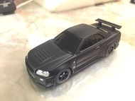 R34 GTR Z-TUNE SKYLINE 1/64 UCC Black#4 金屬車仔 冇盒見圖現況