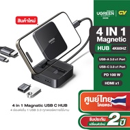 UGREEN Docking Station 4-in-1 USB-C to HDMI รองรับ (4K60Hz)+ PD 100W พร้อมแท่นวางมือถือ รุ่น 35590