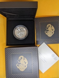 2018 英女皇神獸系列 - 紅龍 proof silver coin [注意事項] 銀幣 英國 英鎊硬幣£2 queen's beasts the red dragon of wales