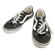 VANS Old Skool 運動鞋，黑色，24cm 碼，古著。