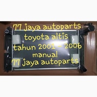 RADIATOR TOYOTA ALTIS 2001 2002 2003 2004 2005 2006 MANUAL