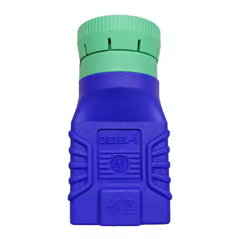 FCAR diesel 9 pin connector adaptor for trucks diesel vehicle green blue color F7S F7S-G diagnostic 