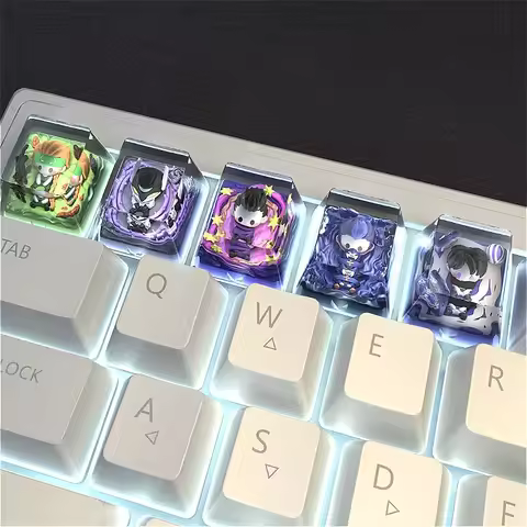 Valorant Transparent Keycaps Yoru/Raze/KillJoy Custom E-sports Artisan Key Caps for Mechanical Keybo