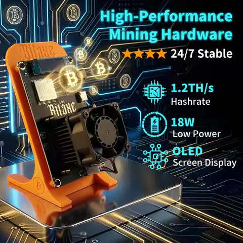STARMINER Smart New 2026 Latest Bitaxe Gamma 601 Solo Miner 1.2Th/s 18-25W BM1370 Asic Chip Powerful