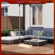 MagiDeal Wooden Swing Seat, Indoor Room Swing Hanging Wooden Swing equipment Swing, for