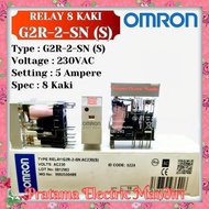 [Omron] Omron Relay G2R G2R-2-Sn (S) 230V 230Vac Socket P2Rfz-08-E 8 Legs
