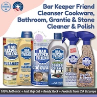 USA Version Bar Keepers Friend Powder Cleanser l Cookware Cleanser & Polish l Soft Liquid Cleanser