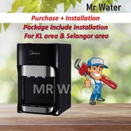INCLUDE INSTALLATION KL/SELANGOR Midea Tabletop Water Dispenser Hot Normal Cold 1635 With 4 Halal Wa