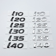 3D ABS Rear Trunk Emblem Badge Sticker For Hyundai i10 i20 i25 i30 i35 i40 Car Tail Number Letter De