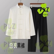 Bruce Lee Tang Suit Kung Fu Suit Wing Chun Taijiquan Practice Suit Cotton Linen#龙争虎斗#精武门功夫服装 #李小龙衣服#