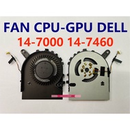 DELL CPU FAN พัดลม Inspiron 14-7000 14-7460 7472 P74G (FA5154)