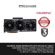 COLORFUL iGame GeForce RTX 5070 Vulcan OC 12GB-V Graphics Card ( CFL-RTX5070 VULCAN OC 12GB-V ) 3YR 