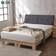 [特價]【KIKY】小吉岡耐磨貓抓皮靠枕二件床組單人加大3.5尺(床頭片+高腳六分床底)