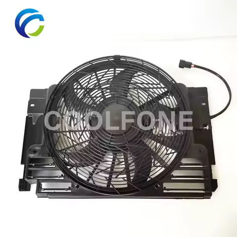 Cooling Radiator Electric Fan for 64546919052 64546921382 64548386085 8EW351105101 BMW X5 E53 3.0D M