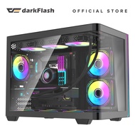 darkFlash L285M Luxury Curved Glass M-ATX PC Case