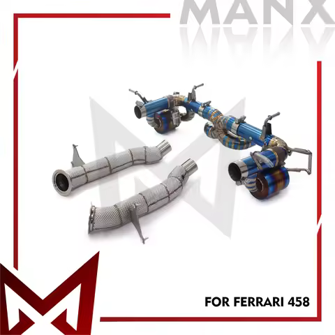 Lightweight Ti Exhaust Catback For Ferrari 458 Sport Sound Racing Exhaust System Replacement Parts