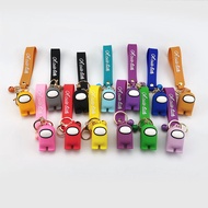 Ready Stock Space Werewolf Kill Anime Among Us Entity Doll Among Us Color Leather Cord Keychain