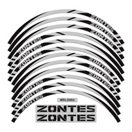 For ZONTES 368E 368D 368M 350E 350M 350D Wheel Rim Sticker Reflective Accessories Waterproof Decal