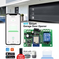 2023 latest Tuya Smart Garage Door wifi Control Gate Opener Remote Receiver Controller Timer On Off Relay Module Open Alexa Google Home