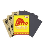 กระดาษทรายน้ำ NITTO ขายยกแพค 60 ใบ มีครบทุกเบอร์ (80-1000) ยกแพ็ค กระดาษทรายน้ำ NITTO  กระดาษทรายน้ำ