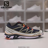 Salomon XT 6Quest ADV "Beige" Outdoor Trail Running Shoes รองเท้าเดินป่า รองเท้าผู้ชาย รองเท้าเดินป่า Hiking ปีนเขา รองเท้ากีฬา รองเท้าเทรนนิ่ง รองเท้าสเก็ตบอร์ด รองเท้าผ้าใบสีขาว
