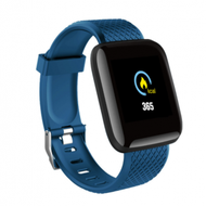 Others - D13運動手環 血壓血氧睡眠監測運動計步智慧手環（藍色