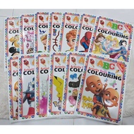 [ Ready Stock ] ABC Cartoon Activity Book Sticker Book Colouring Book Kids Drawing Book