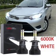 ชุดหลอดไฟหน้าฮาโลเจน LED 6000K 2014-2018 แบบเปลี่ยน สําหรับ TOYOT A VIOS gen3
