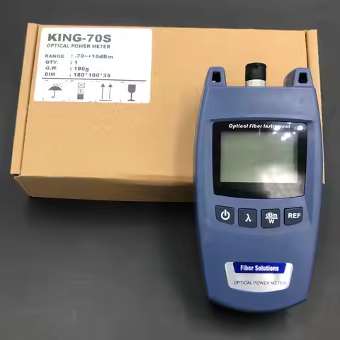 Optical fiber loss tester KING-70S optical power meter -70dBm~+10dB and -50dBm~+26dB universal inter